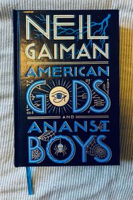 Neil Gaiman "American Gods and Anansi Boys" hardback book