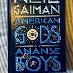 Neil Gaiman "American Gods and Anansi Boys" hardback book