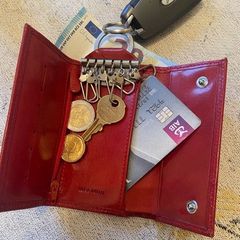 Vera Pelle Leather Key Wallet