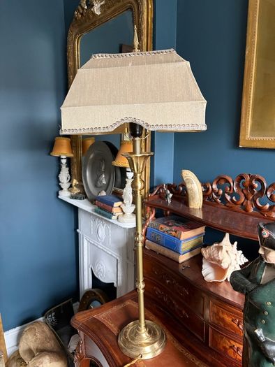 Superb Pair Heavy Lamps