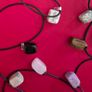 Lot of ( 9 ) polished natural stone, costume jewellery Image 5