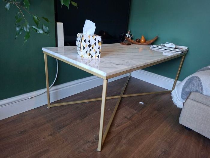 Coffee Table White Marble