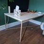 Coffee Table White Marble Image 2