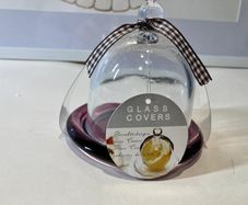 Mini Cake Stand with Glass Bell (Set of 6)