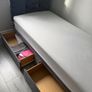 Single bed and mattress Image 7