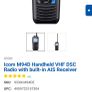 Handheld Vhf Radio (icom Icm94de) Image 5