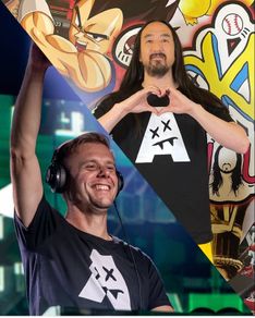 Steve Aoki Team Up With Armin van Buuren Shirt trance t-shirt music festival t-shirt asot t-shirt