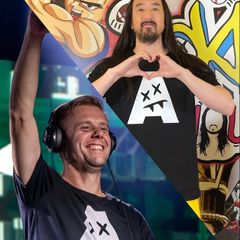 Steve Aoki Team Up With Armin van Buuren Shirt trance t-shirt music festival t-shirt asot t-shirt