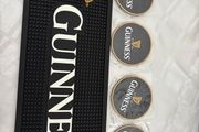 Guinness bar runner and coaster set