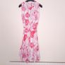 Bandolera Pink White Floral Handkerchief Hem Sleeveless Midi Dress 10UK/38EU Image 9