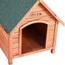 Solid Wood Dog House 82 X 72 X 85 Cm Roof Hatch Apex Roof Image 9