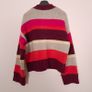 Next Multi-Colored Colorblock Striped Knit Button-Up Cardigan Size S Image 7