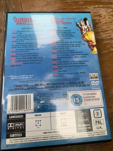 Monty Python and the Holy Grail (2 disc special edition)