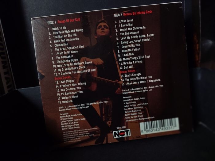 Johnny Cash : Songs of Our Soil ! 2 CD's ! 2010 !