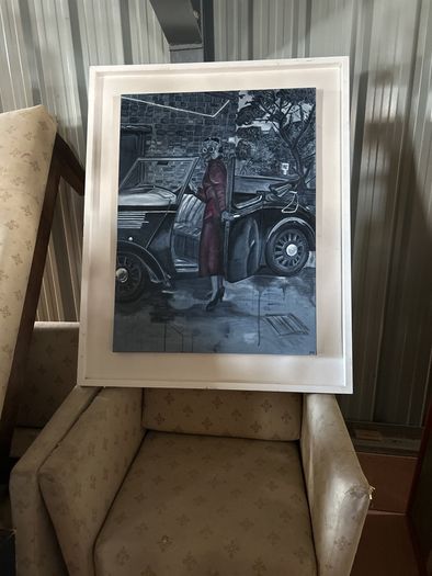 framed painting