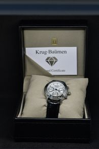 A Krug Baumen Principle Diamond ladies watch.