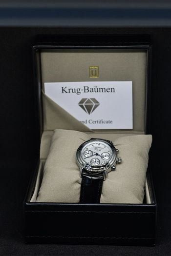 A Krug Baumen Principle Diamond ladies watch.