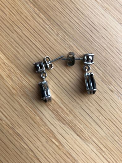 Black drop earrings