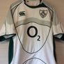 Ireland Rugby Jersey. Grand Slam Winners 2009. Official Canterbury Mens Alternate Jersey. Authentic Original From 2009. Not A Modern Day Remake. Image 3