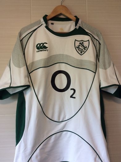 Ireland Rugby Jersey. Grand Slam Winners 2009. Official Canterbury Mens Alternate Jersey. Authentic Original From 2009. Not A Modern Day Remake.