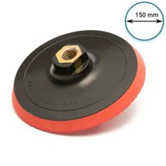 Glass Polish 12628 150mm Rotary Backing Pad for Sanding and polishing 6 inch - Thread 5/8"-11