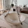 Alabaster bowl pendant ceiling light Image 2