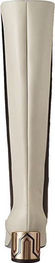 Pollini Ladies Stivale Full Leather Boots Ivory Colour EU 36 , UK 3 - 3.5 UK