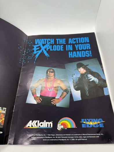 Wwe WWF European spring Tour 1993 Official souvenir Programme