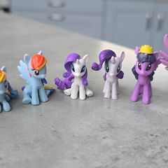 7 x HTF Tiny Mini Figures 1.5inch MLP G4 My Little Pony