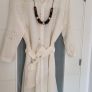 ZARA cream cotton/linen mix shirt dress Sz XXL(Fit 10-12UK) Image 5