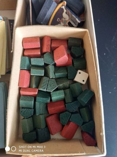 Early Wooden vintage Monopoly game