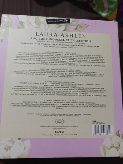 Laura Ashley 5 pc body indulgence collection