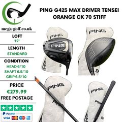 Ping G425 Max Driver / 12 Degree / Tensei Orange CK 70 Stiff