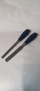 A 1/2" and a 3/4" Bevel Edge chisels