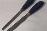 A 1/2" and a 3/4" Bevel Edge chisels