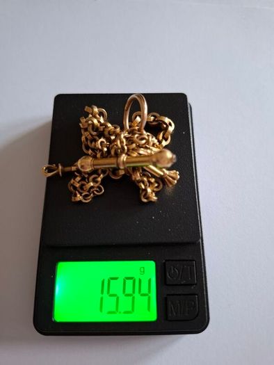 Gold watch chain