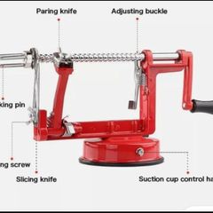 3-in-1 Kitchen Tool Apple Fruit Corer Slicer Peeler Slinky Machine Potato Cutter