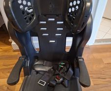 high back booster car seat frame