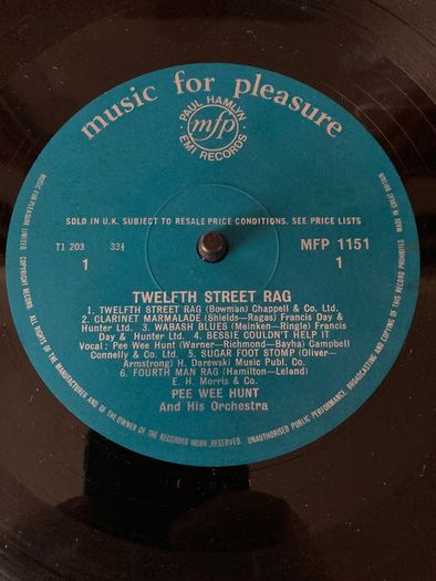 Pee Wee Hunt - 12 Street Rag