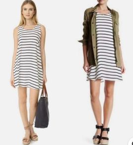 Bb Dakota nautical spring summer chic casual dress holidays Breton stripe