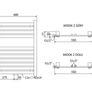Brand New - Bathroom Radiator 800 X 600 Mm, 336 W, Gold Image 10