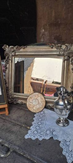 2 X Antique Style Mirrors