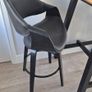 Bar stools dark grey Image 3