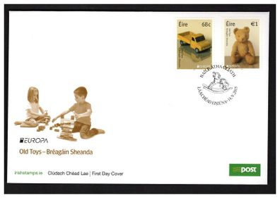 2015 Ireland Europa (Old Toys) Commemorative Stamps An Post First Day Cover (FDC)