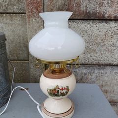 1950/60s Fox-Hunting Table Lamp