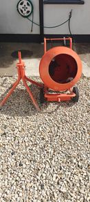 Electric Cement Mixer with Stand