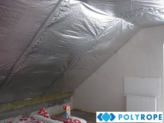 AIR TIGHT Roof Vapour Barrier Insulation Foil Membrane 90gsm Metallized Aluminium 1.5m X 50 meters
