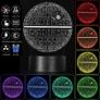 3D Star Wars Lamp, ZNZ LED Optical Illusion Night Light, 16 Colors Changing Remote Touch Mood Lamp - Perfect Christmas and Birthday Gifts for Kids Men Women and Star Wars Fans Image 7
