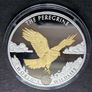 Wildlife 1 oz silver The PEREGRINE FALCON 2024 Congo 20 Fr Gold Gilded coin Image 3