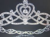Bride's Designer Crystal Head Piece Vintage